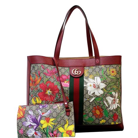 gucci ophidia floral tote|Gucci Ophidia Bags .